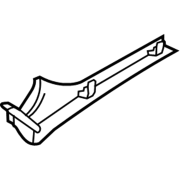 Volkswagen 5C3-898-242 Frame Trim
