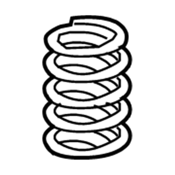 Volkswagen Beetle Coil Springs - 1J0-411-105-EG