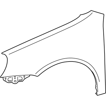 Volkswagen Jetta Fender - 1K5-821-022-A