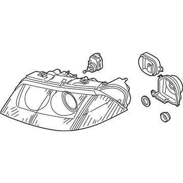 Volkswagen Passat Headlight - 3B7-941-017-T