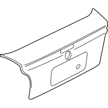 Volkswagen 1E0-827-025-H Trunk Lid