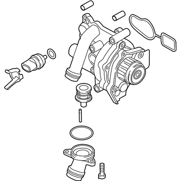 Volkswagen CC Water Pump - 06H-121-026-ED