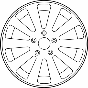 Volkswagen Passat Alloy Wheels - 561-601-025-8Z8