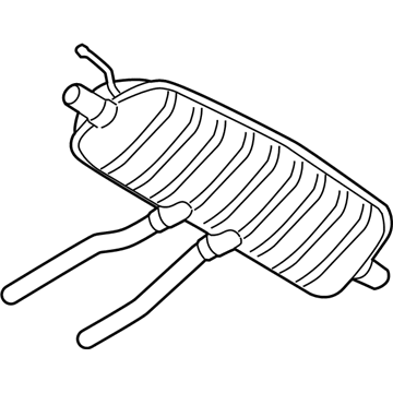 Volkswagen Touareg Muffler - 7L6-253-609-N
