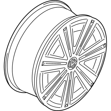 Volkswagen Golf Alltrack Alloy Wheels - 5GM-601-025-R-88Z