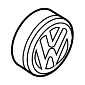Volkswagen Golf Alltrack Wheel Bearing Dust Cap - 5G0-601-149-A-BJW