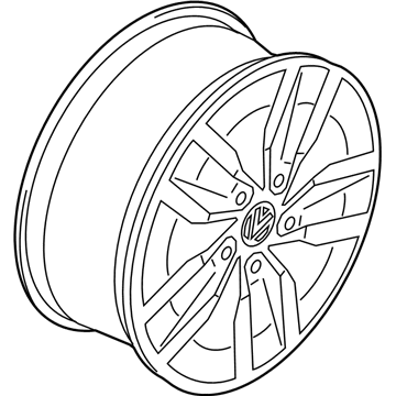 Volkswagen Golf R Alloy Wheels - 5G0-601-025-BT-FZZ