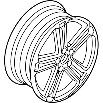 Volkswagen Golf R Alloy Wheels - 5K0-601-025-H-88Z
