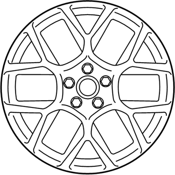 Volkswagen Golf R Alloy Wheels - 5K0-601-025-AG-Z49