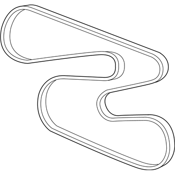 Volkswagen Touareg Drive Belt - 077-903-137-AB