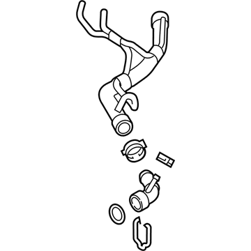 2012 Volkswagen Jetta Radiator Hose - 5C0-122-101-J