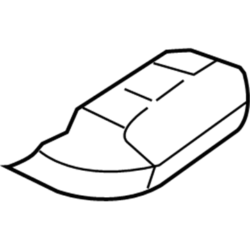Volkswagen Jetta Seat Cushion Pad - 1J0-885-375-AF