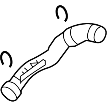 Volkswagen Eos Intercooler Hose - 1K0-145-840-F
