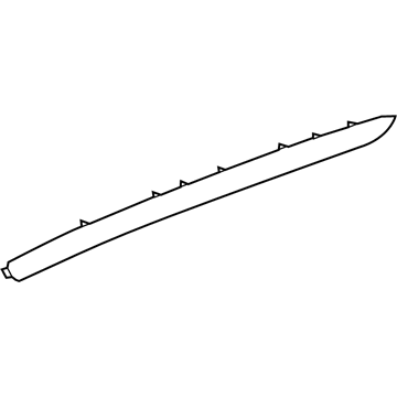 Volkswagen Jetta Door Moldings - 5C6-867-440-95T