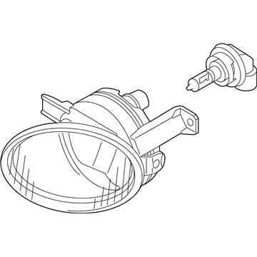 Volkswagen Touareg Fog Light - 7P6-941-699-F