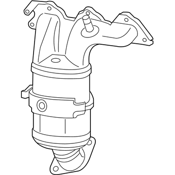 Volkswagen Catalytic Converter - 7B0-253-019-N