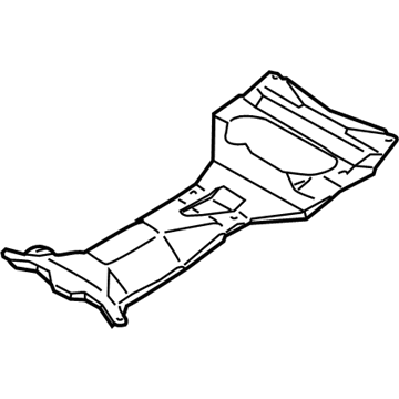 Volkswagen Fuel Tank Skid Plate - 8E0-201-781-B