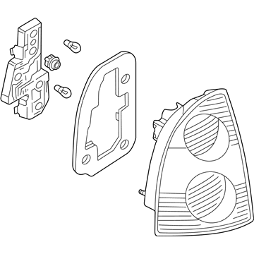 Volkswagen Passat Back Up Light - 3B7-945-095-B