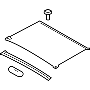 Volkswagen 5GD-877-307-AK1 Sunshade