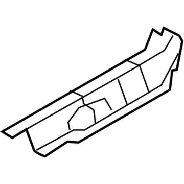 Volkswagen CC Exhaust Heat Shield - 3C0-825-671-K