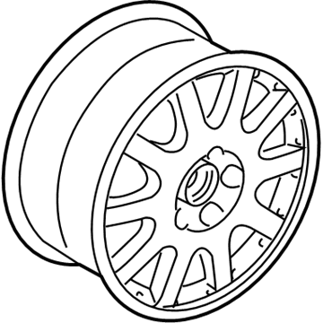 2006 Volkswagen Rabbit Alloy Wheels - 1T0-071-497-666