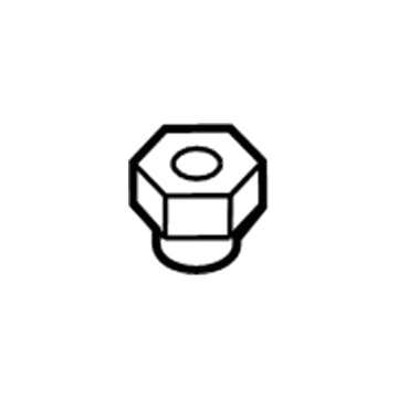 Volkswagen WHT-005-538 Outer Tie Rod Lock Nut