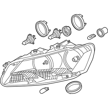Volkswagen Passat Headlight - 561-941-005-D