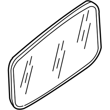 Volkswagen 3D0-857-521-AG Mirror Glass