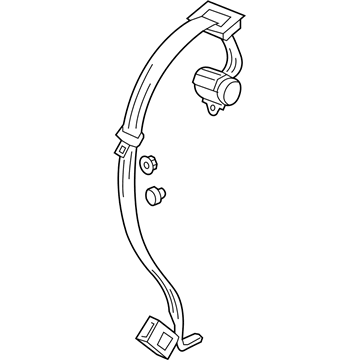 Volkswagen Passat Seat Belt - 561-857-807-UHQ