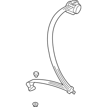 Volkswagen Passat Seat Belt - 561-857-805-UHQ