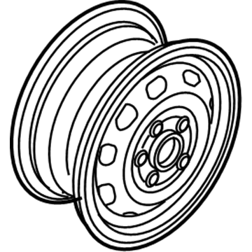 Volkswagen Alloy Wheels - 1J0-601-027-AJ-03C