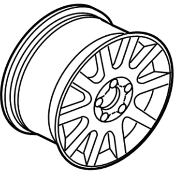 Volkswagen Jetta Alloy Wheels - 1J0-601-025-AF-1Z2