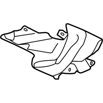 Volkswagen 7P0-201-399-B Pipe Shield