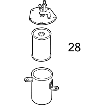 Volkswagen Fuel Filter - 7P6-127-401