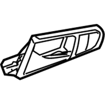 Volkswagen Interior Door Handle - 3C8-837-114-G-OKB