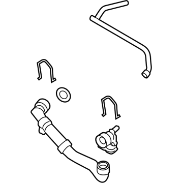 Volkswagen Arteon Radiator Hose - 3Q0-122-101-BM