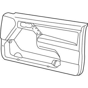 Volkswagen 1EM-867-011-AN-HFX Door Trim Panel