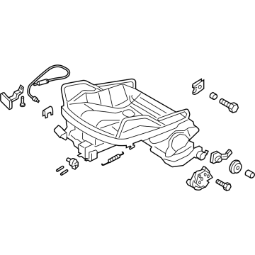 Volkswagen 1J3-881-105-LC Lower Frame