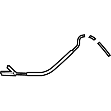 Volkswagen Jetta Hood Release Cable - 5K0-823-535