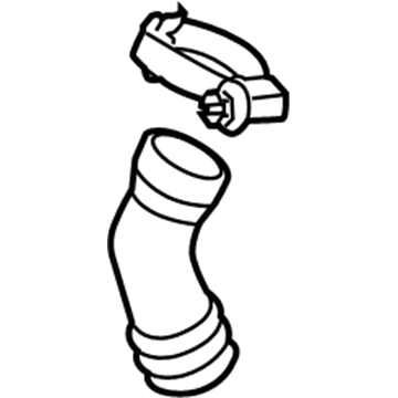 Volkswagen Intercooler Hose - 1K0-145-838-AA