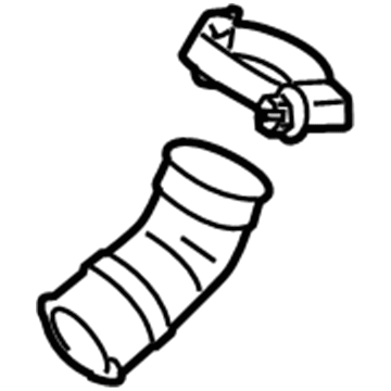 Volkswagen Intercooler Hose - 1K0-145-828-S