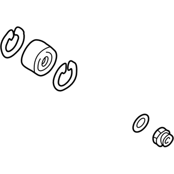 Volkswagen Wheel Bearing - 191-498-625