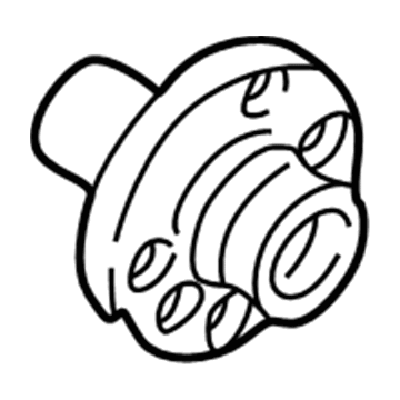 Volkswagen Jetta Wheel Hub - 191-407-615