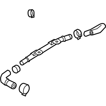 Volkswagen Jetta Coolant Pipe - 1K0-121-064