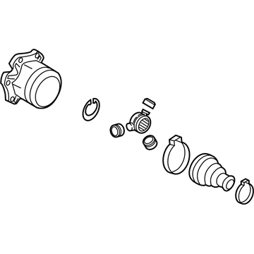 Volkswagen Passat CV Joint - 5C0-498-103-B