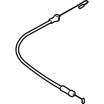 Volkswagen Passat Door Latch Cable - 3C5-827-531-D