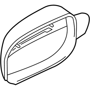 Volkswagen Touareg Mirror Cover - 7L6-857-527-D-GRU