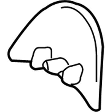 Volkswagen 7L6-857-537-9B9 Mirror Housing Cap