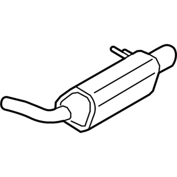 Volkswagen Passat Muffler - 561-253-609-K