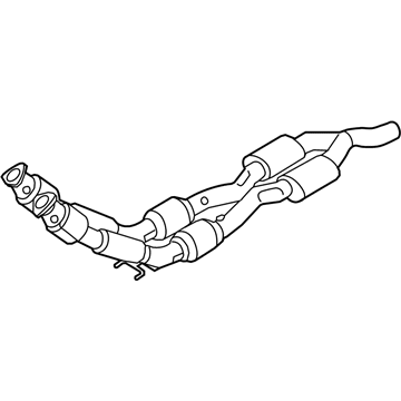 Volkswagen Catalytic Converter - 561-254-500-D